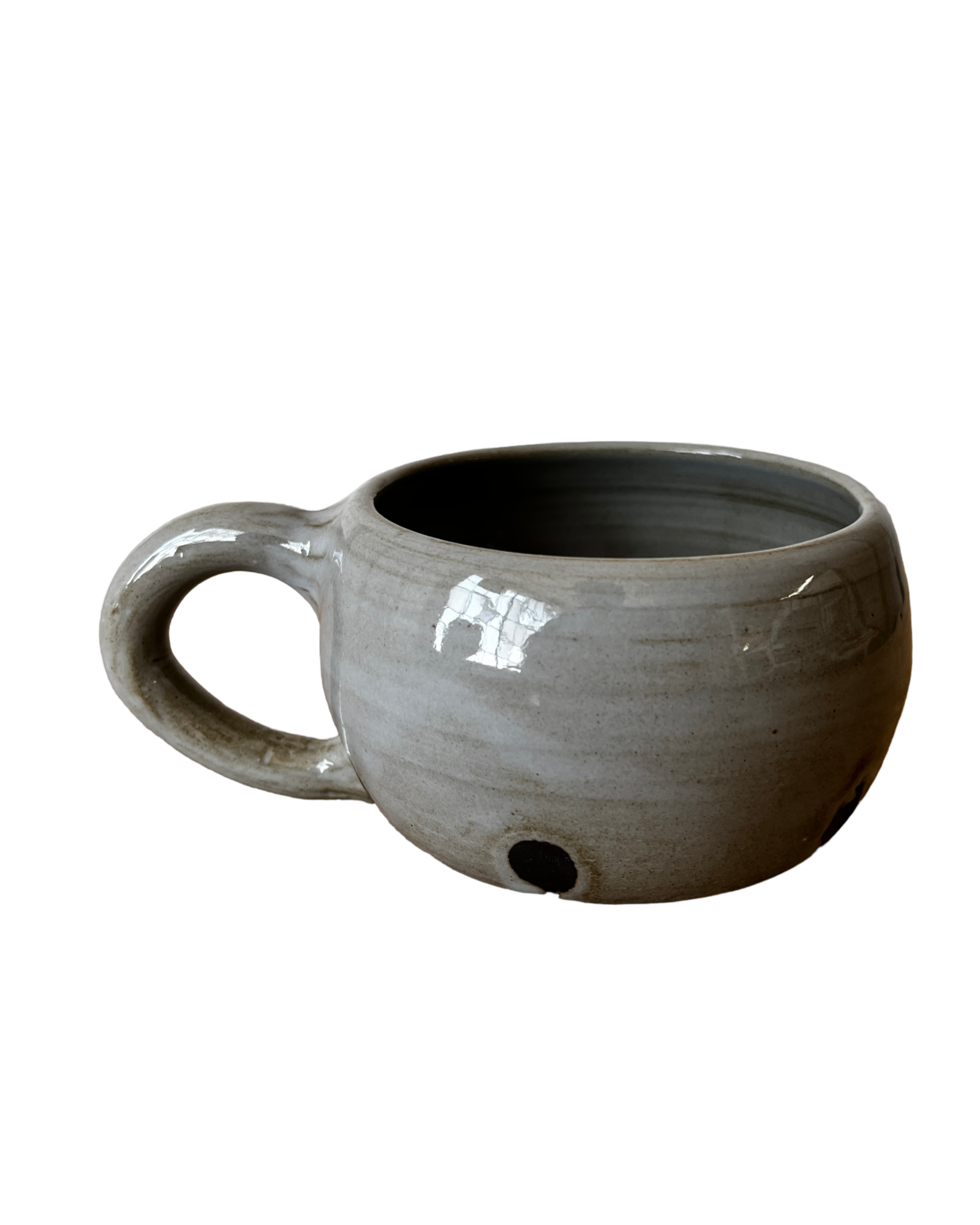 air dry clay coffee mug Black Clay Mugs