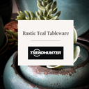 Rustic Teal Tableware