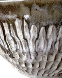 Borealis Carved Ceramic Serving Bowl 