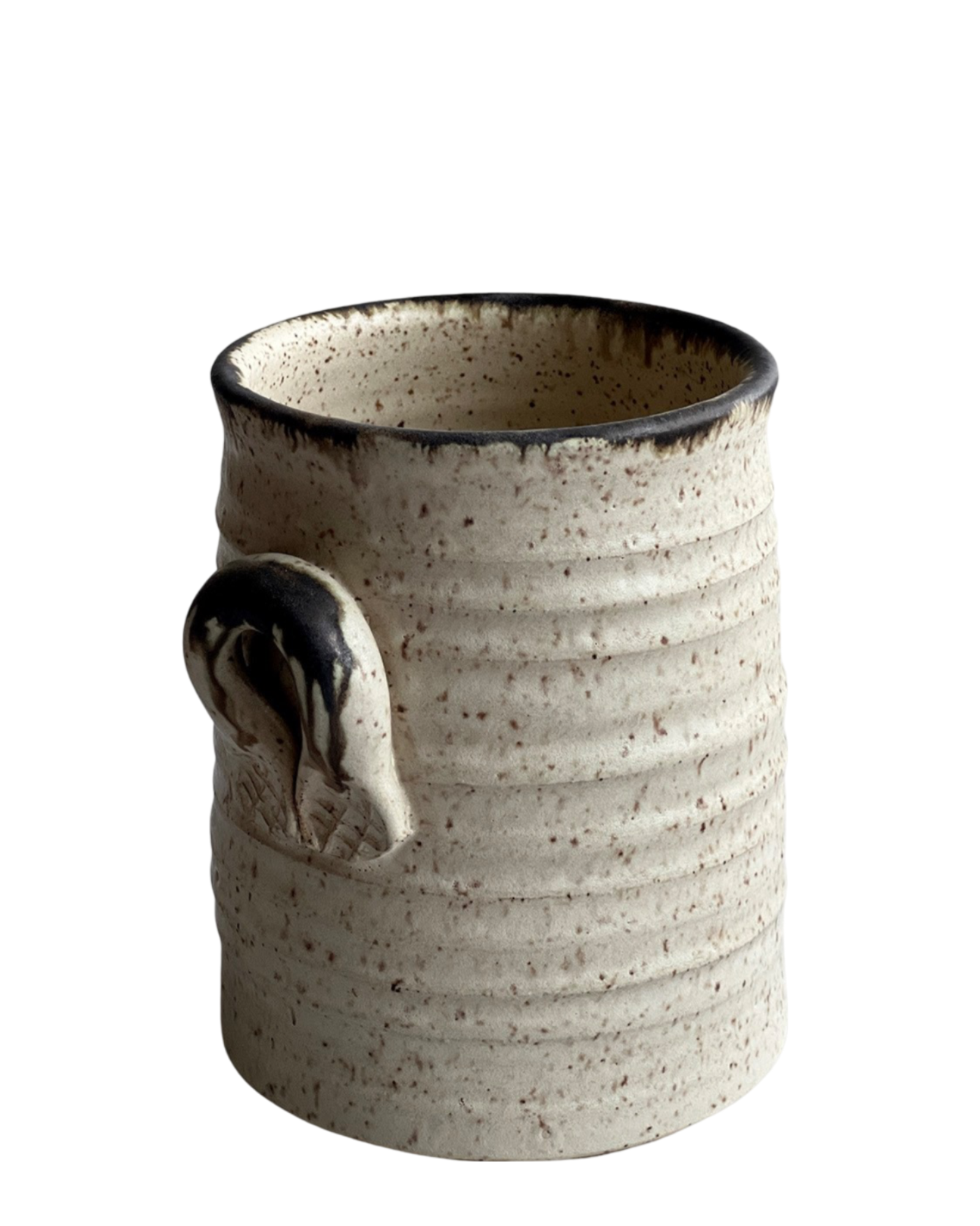 Gina DeSantis Ceramics Luna Utensil Holder - Thumbnail 4