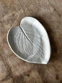 Handcrafted Leaf Plate in Salt