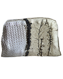 Borealis Floral and Caned Tray in Dawn