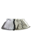 Borealis Floral and Caned Tray in Dusk