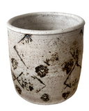 Stamped Ceramic Crock in Mist