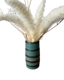 Luna Cylinder Vase in Echeveria Teal