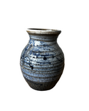 Blue Ash Curvy Vase