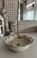 Handmade Ceramic Incense Burner in Sand