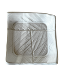 Square Plate with Multiple Fern Leaves