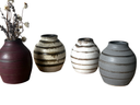 A set of ceramic vases