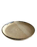 Ceramic plate on white background