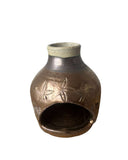 gold and beige palo santo burner