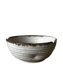 White bowl on white background