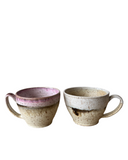 A set of mugs on a white background