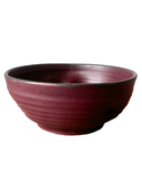 Red bowl on a white background