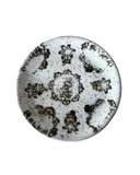 Sandalwood Dish with Large Floral in Mist