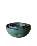 Nesting Bowls in Echeveria Teal